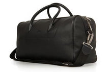 Load image into Gallery viewer, Jaguar Black Leather Weekend Bag
